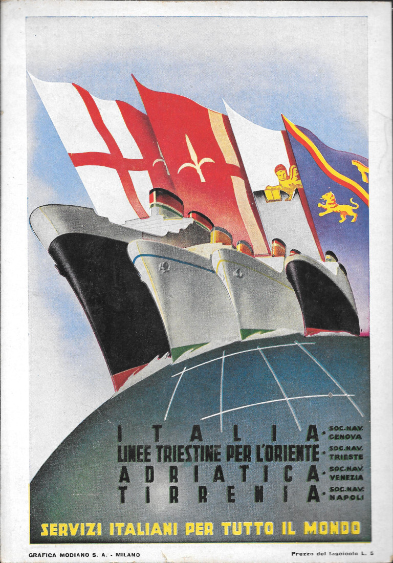 Servizi italiani per tutto il mondo - Advertising 1943