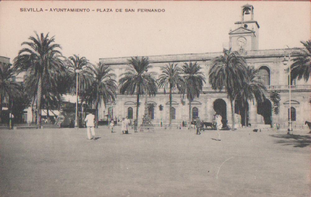 Sevilla. Ayuntamiento.Plaza de San Fernando. Non viaggiata