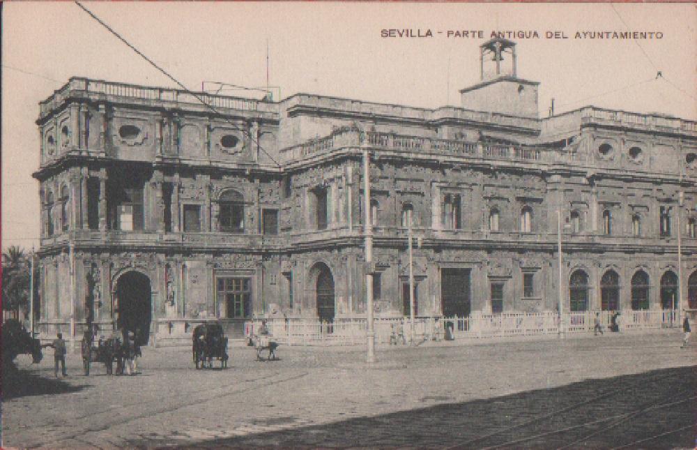 Sevilla. Parte antigua del Ayuntamiento. Non viaggiata