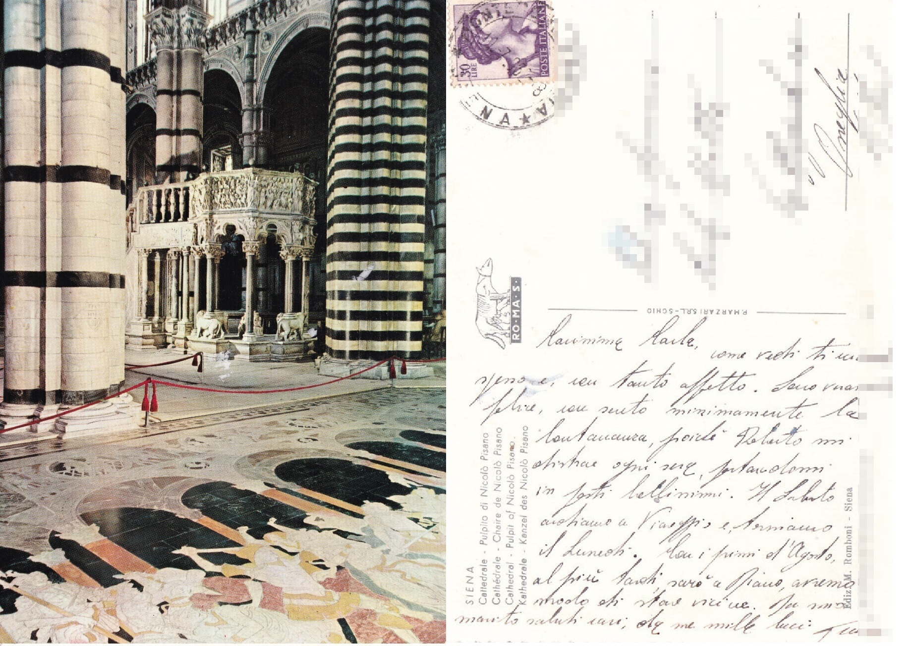 Siena. Cattedrale. Pulpito di Nicolò Pisano - Viaggiata