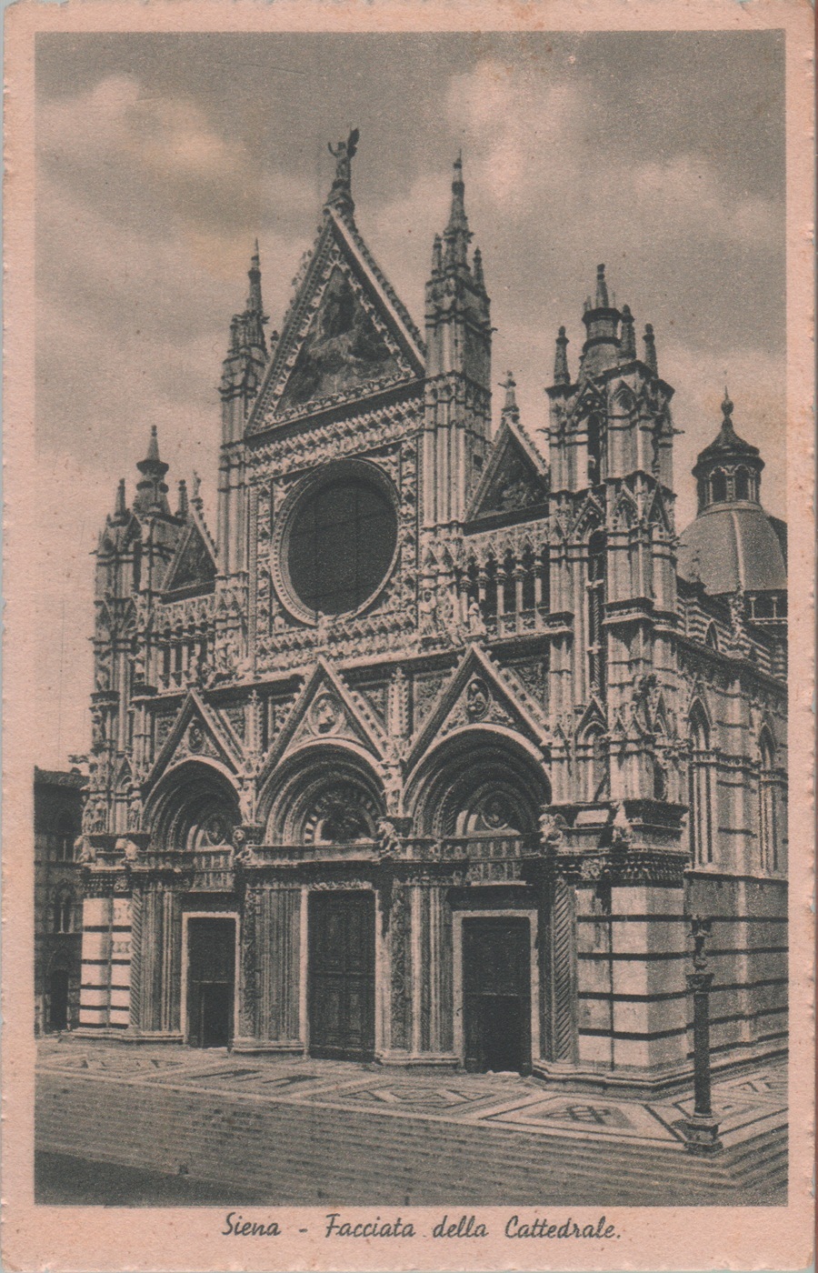 Siena. Facciata della Cattedrale. viaggiata 1941