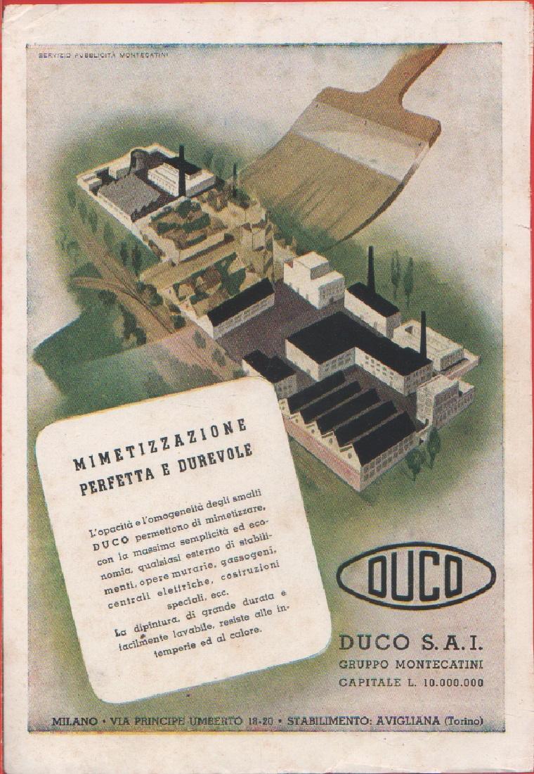 Smalti DUCO. Pubblicita 1941