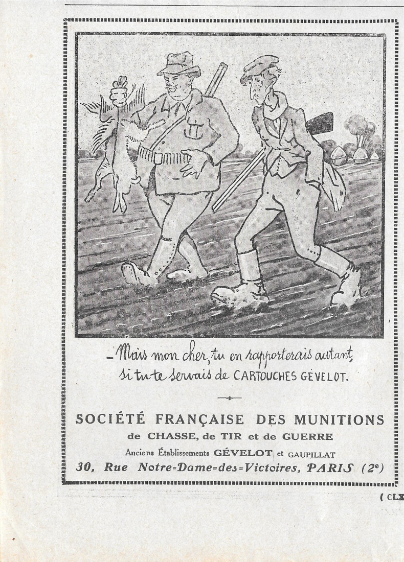 Société Française des Munitions - Advertising 1924
