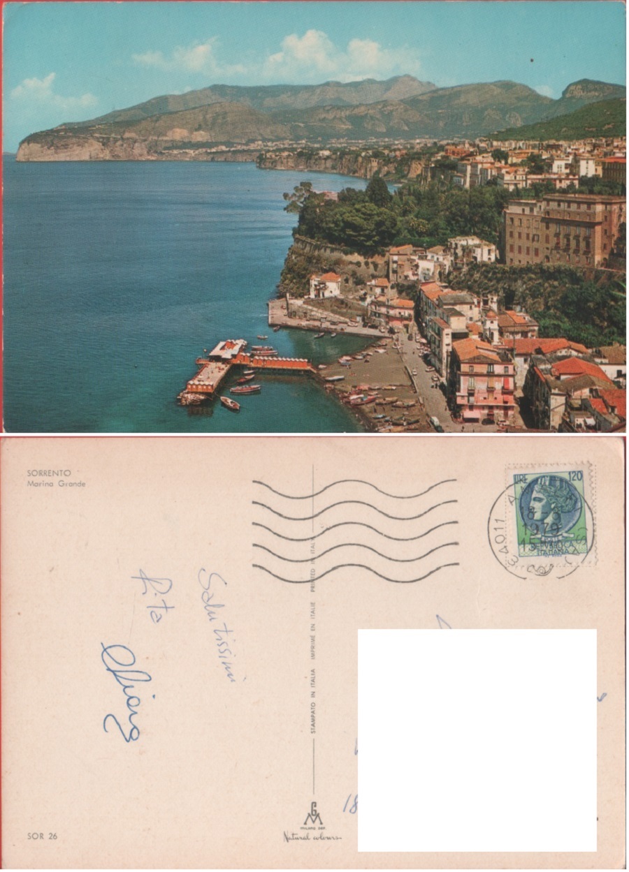 Sorrento. Marina grande. Viaggiata 1979