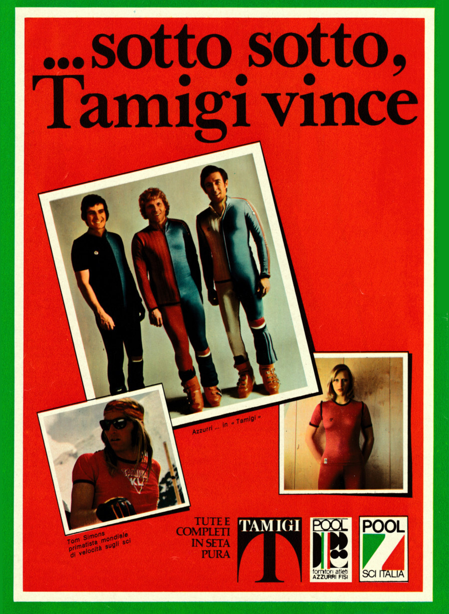 ... sotto sotto Tamigi vince. Advertising 1976