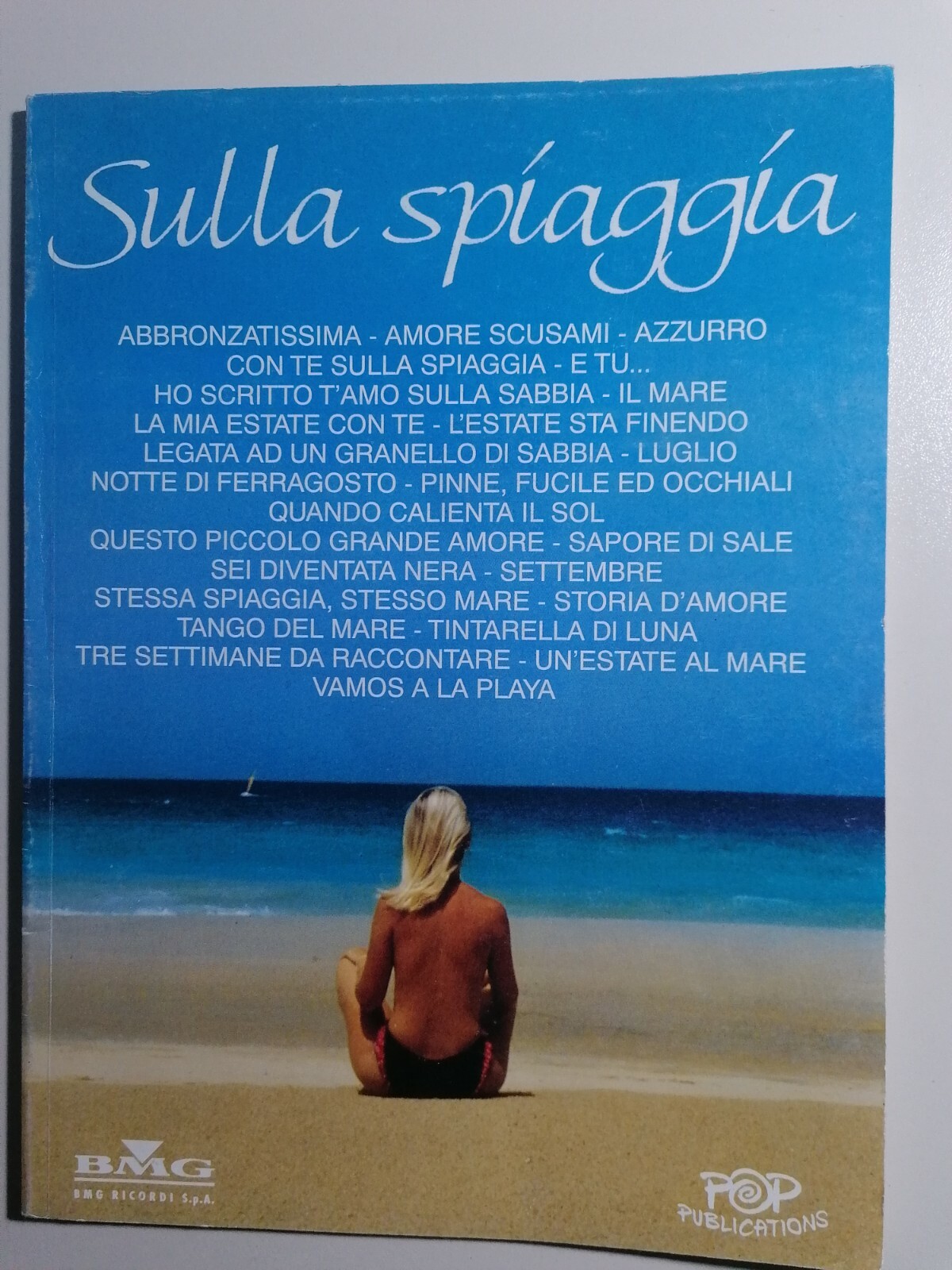 Spartito Sulla Spiaggia 25 pezzi completi di testo edizioni Ricordi …