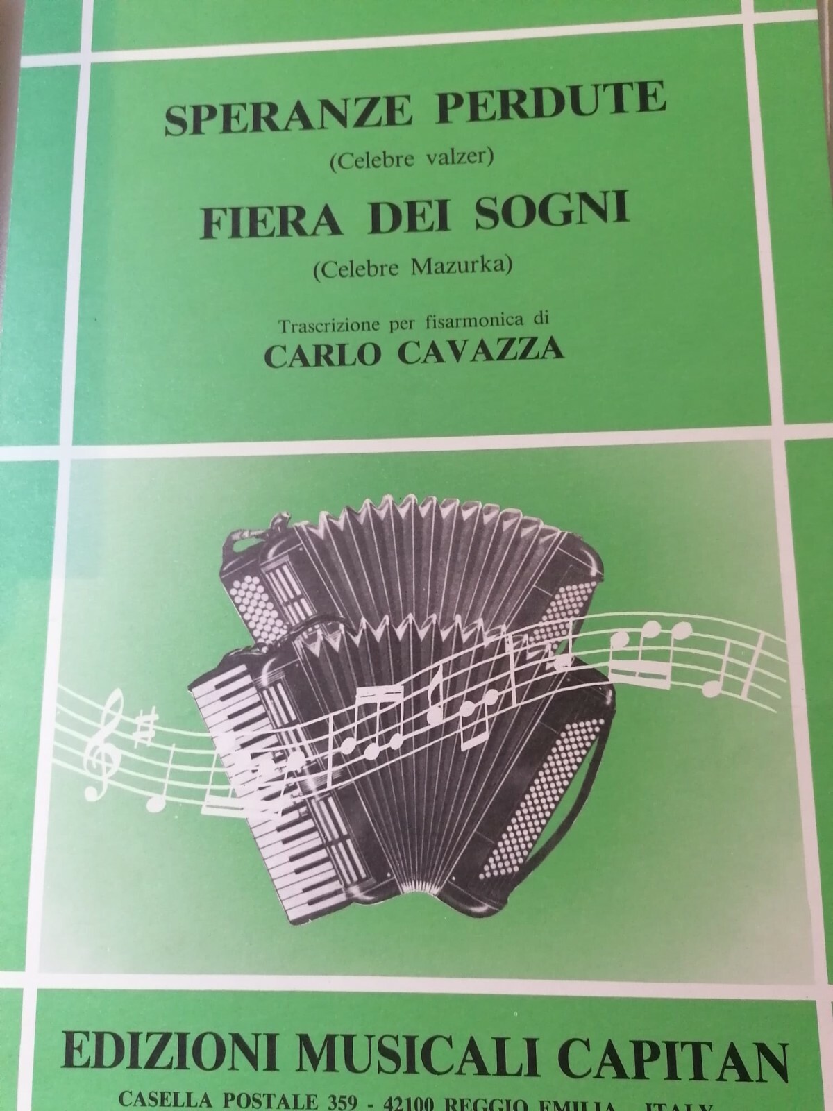 Speranze perdute, Fiera dei sogni- Trascrizione per fisarmonica di Carlo …