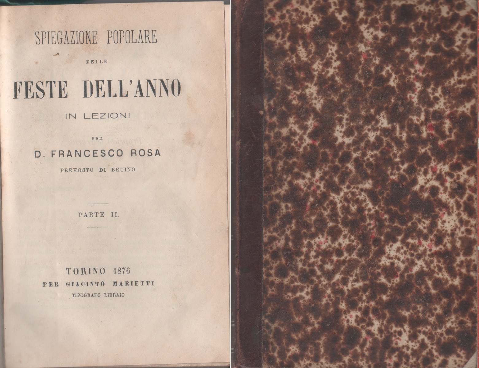 Spiegazione popolare delle Feste dell'Anno. Volume II