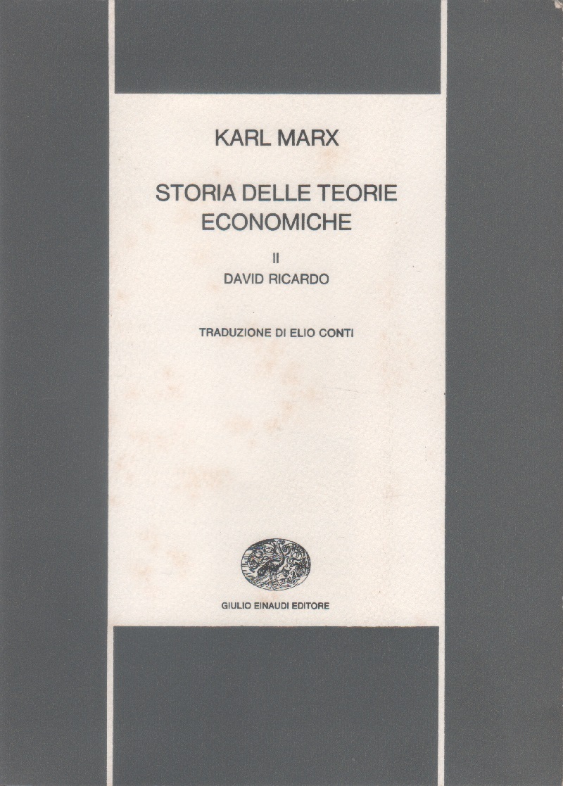 Storia delle teorie economiche. Vol. 2, David Ricardo