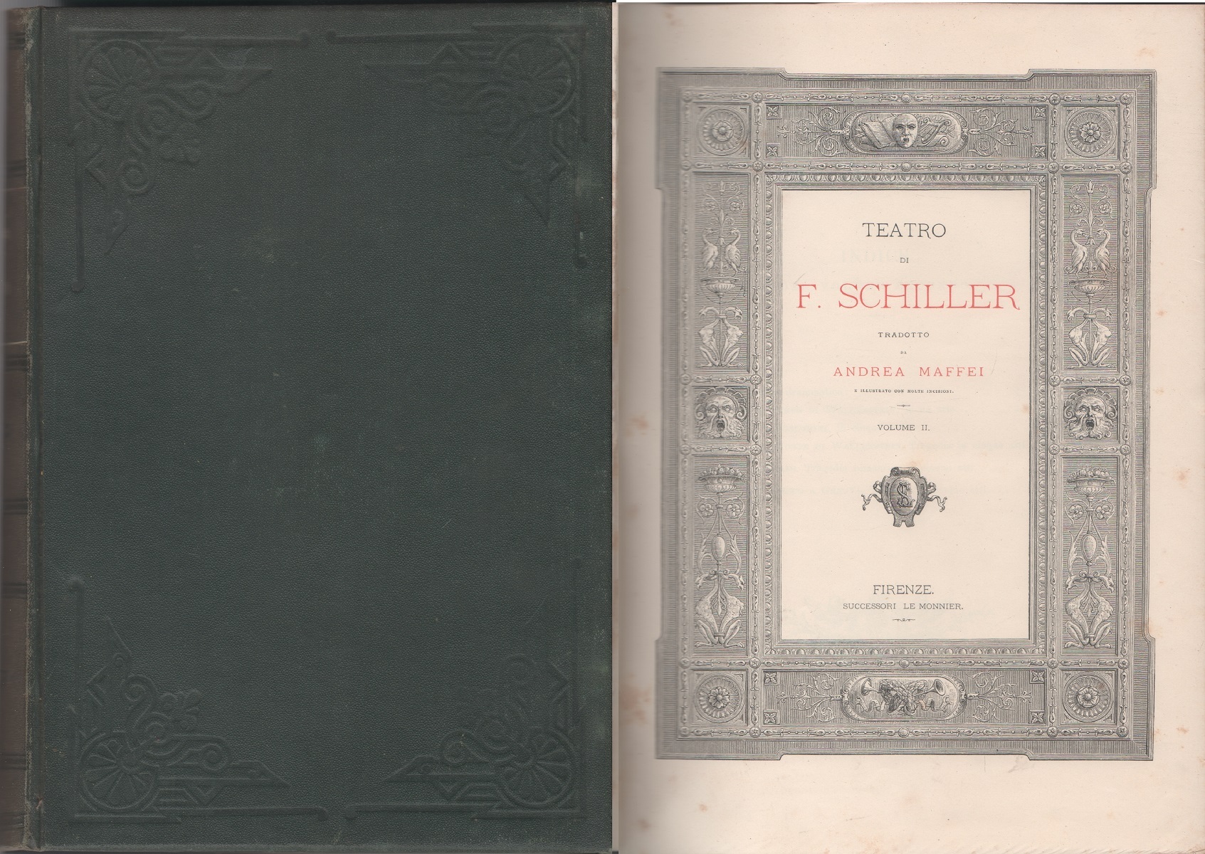Teatro di F. Schiller. volume secondo