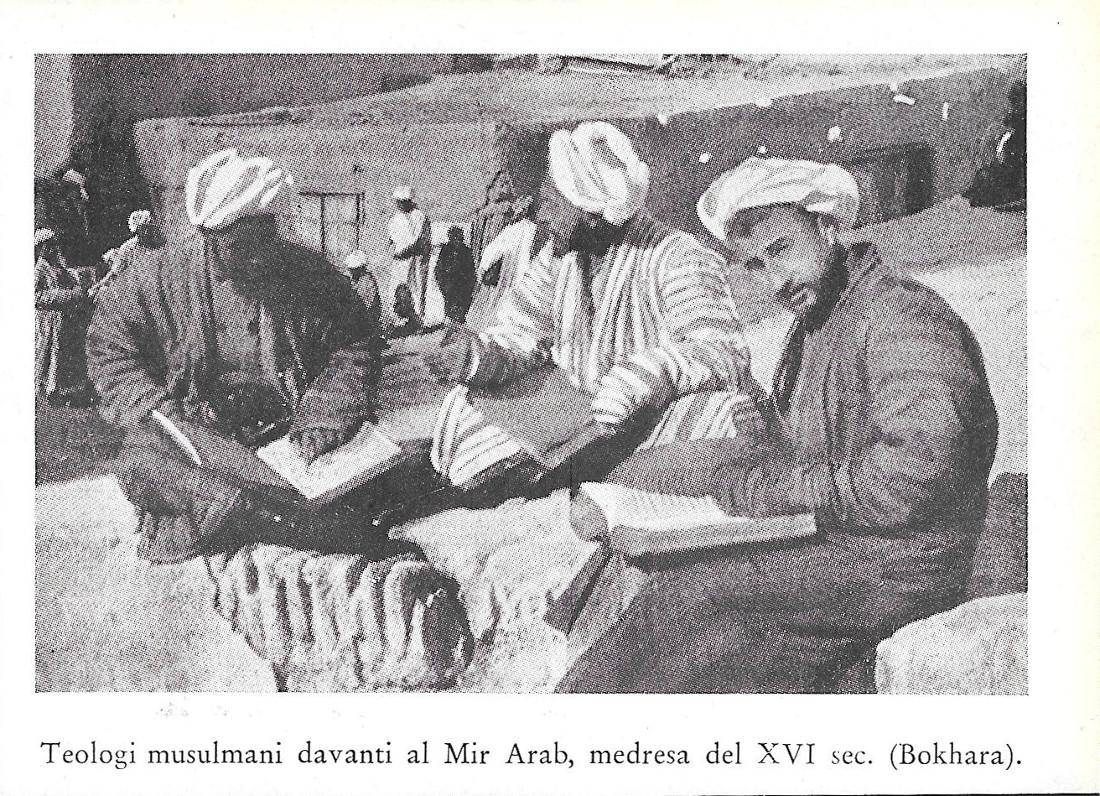 Teologi musulmani davanti al Mir Arab, medresa del XVI sec., …