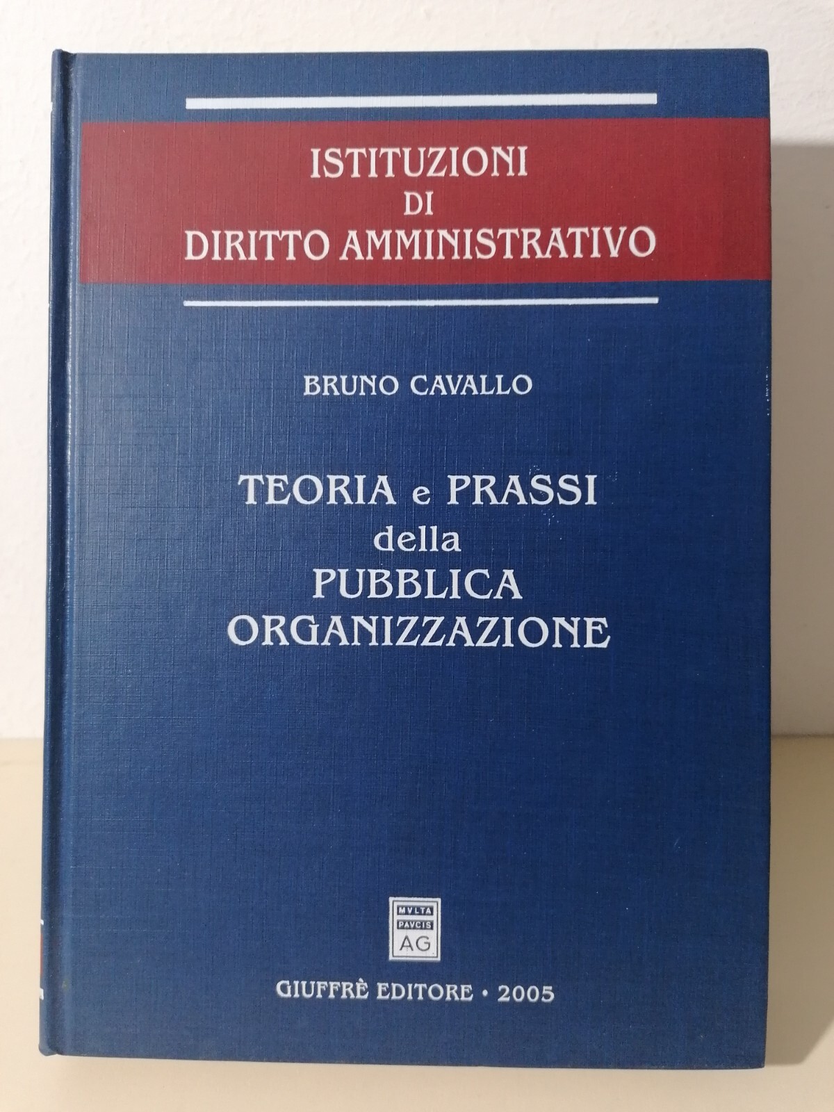 Teoria e prassi della pubblica organizzazione