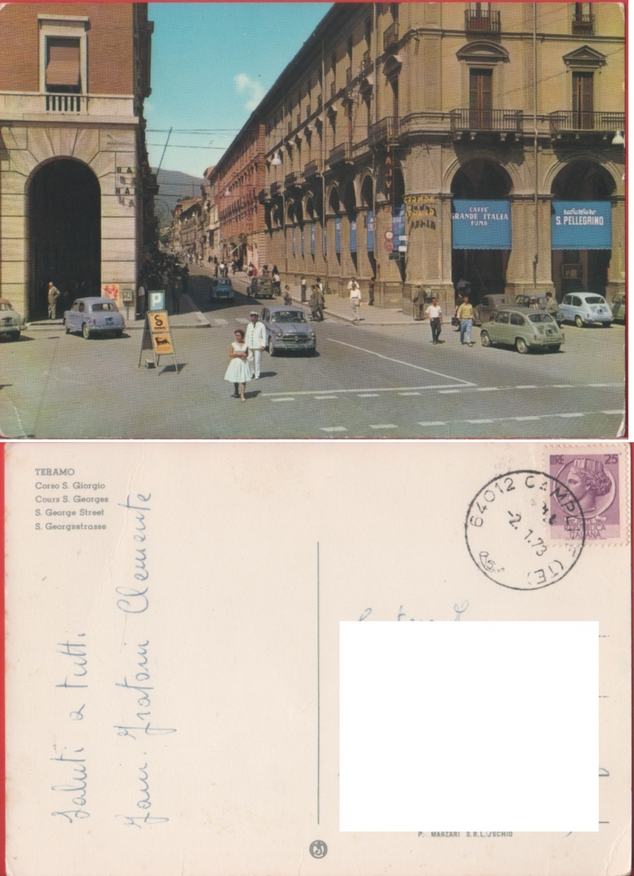 Teramo. Corso S. Giorgio. Viaggiata 1973