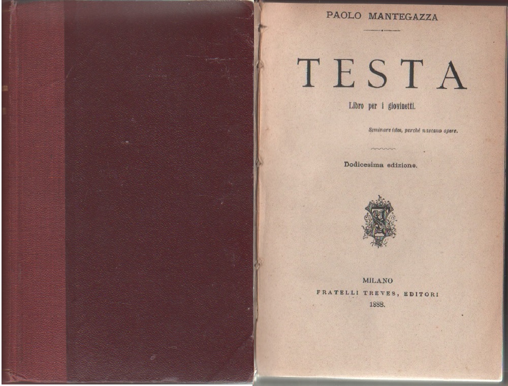 Testa. Libro per i giovinetti - Paolo Mantegazza