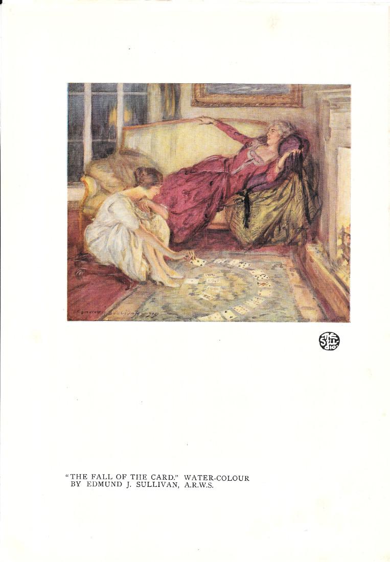 The fall of the card. Water-Colour by Edmund J. Sullivan …