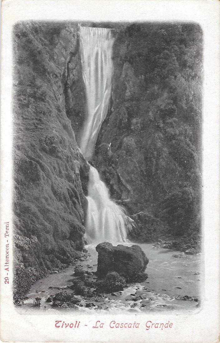 Tivoli. La Cascata Grande. Ed. Altercocca. Non viaggiata, originale