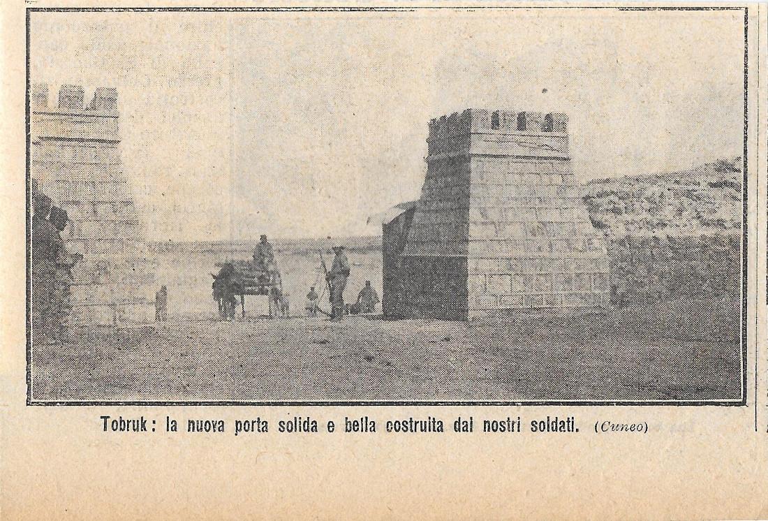 Tobruk: la nuova porta solida e bella costruita dai nostri …