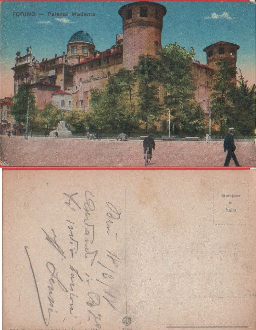 Torino. Palazzo Madama. Animata. Non viaggiata. No copia