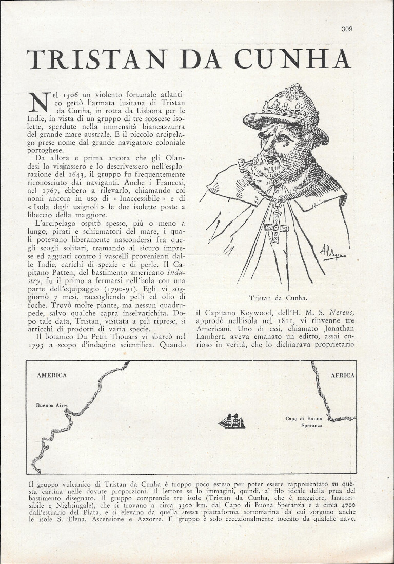 Tristan da Cunha - Estratto 1943