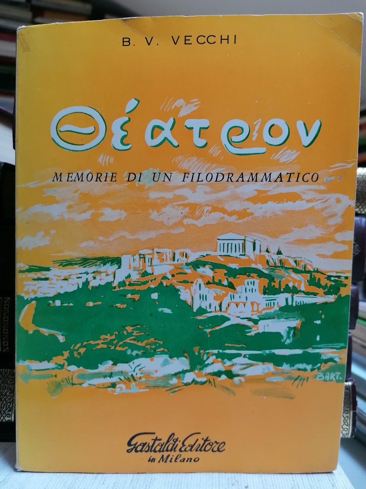 Tseatron Memorie Di Un Filodrammatico