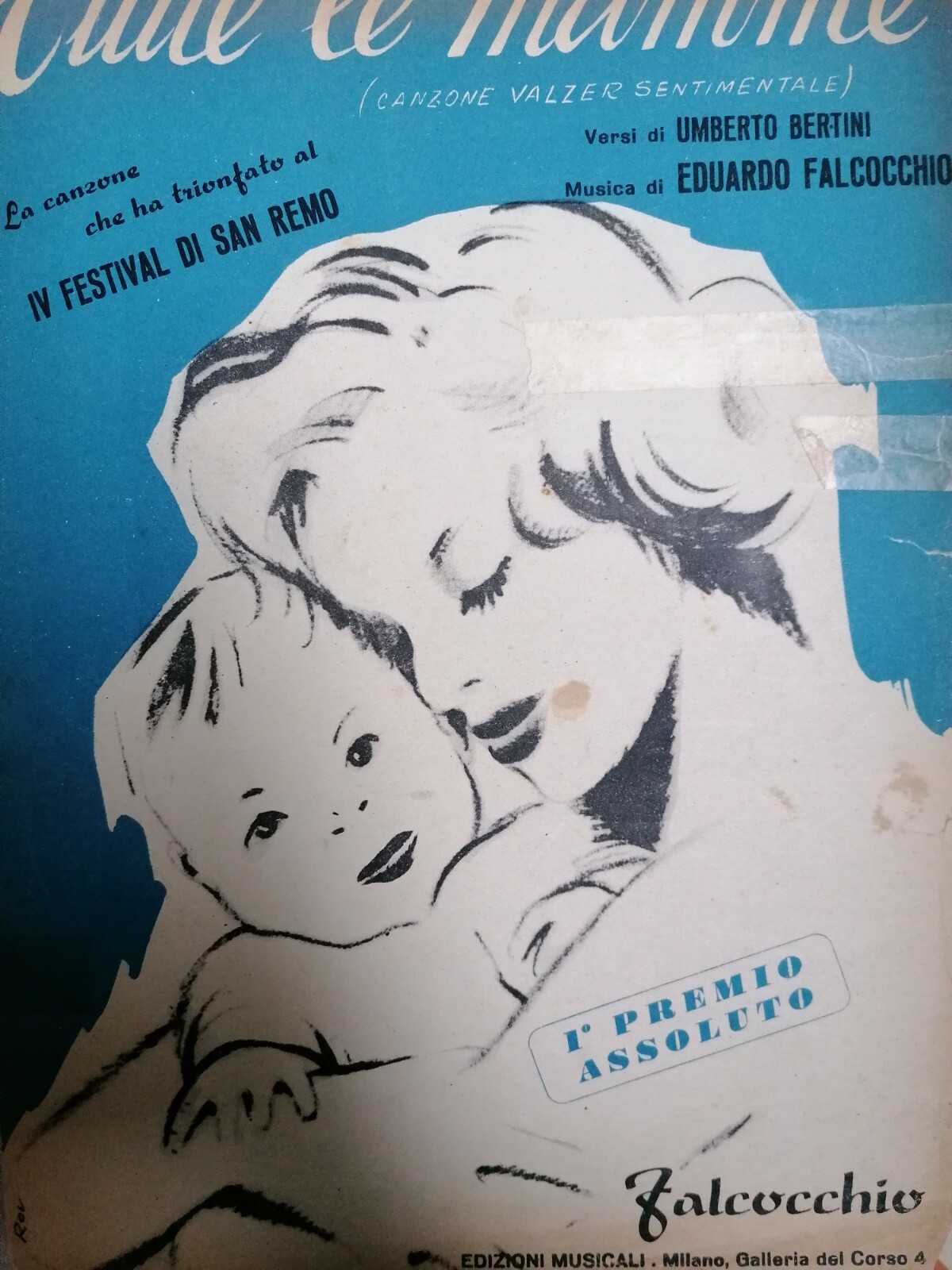TUTTE LE MAMME - IV Festival di Sanremo 1956 Eduardo …