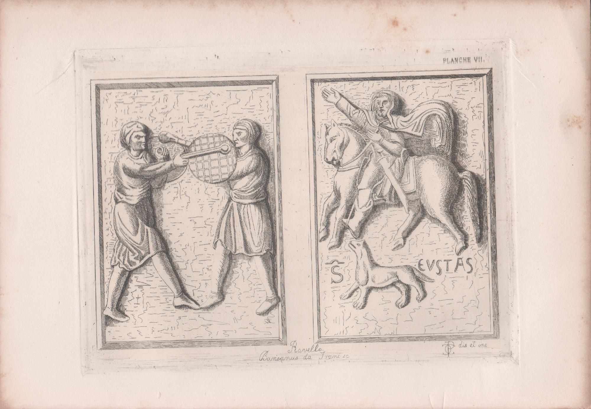 Two Panels from the Bronze Gates in Ravello by Barisanus …