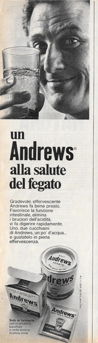Un Andrews alla salute del fegato - Advertising 1972