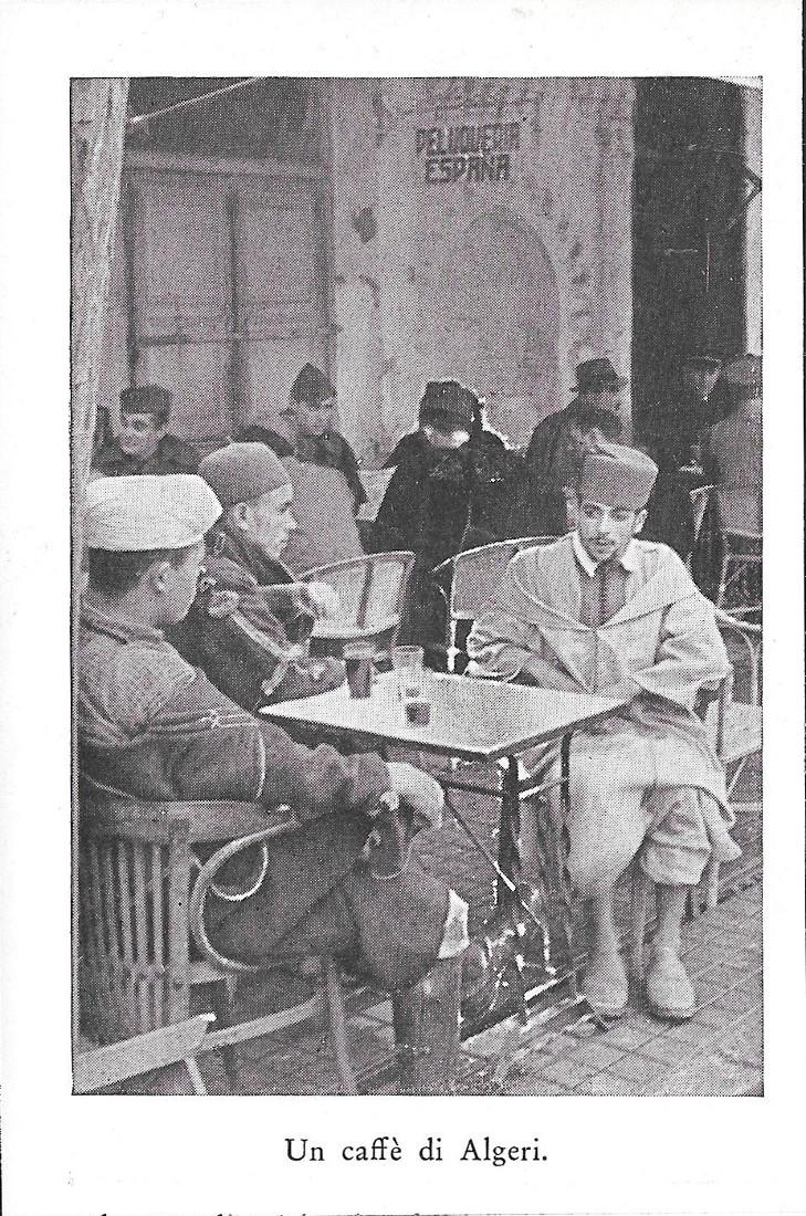 Un caffè di Algeri. Stampa 1934
