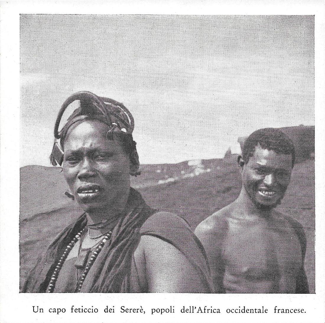 Un capo feticcio dei Sererè, popoli dell'Africa occidentale francese. Stampa …