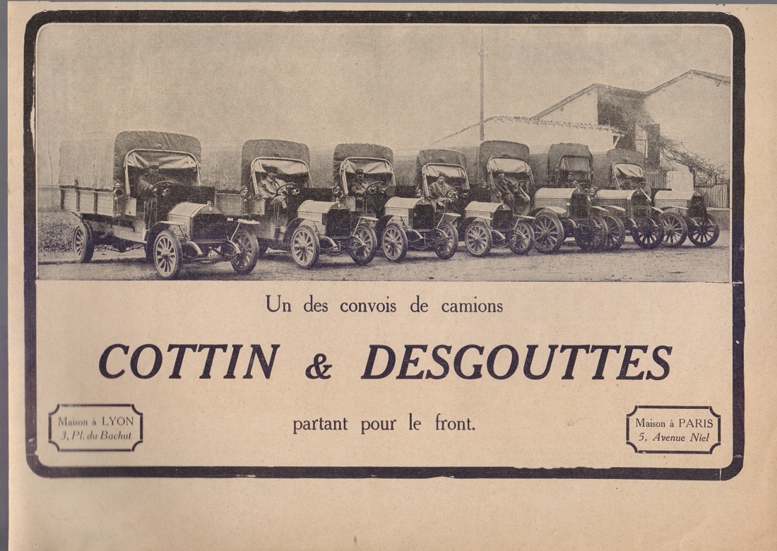Un des convois de camions Cottin&amp;Desgouttes partant pour le frot. …