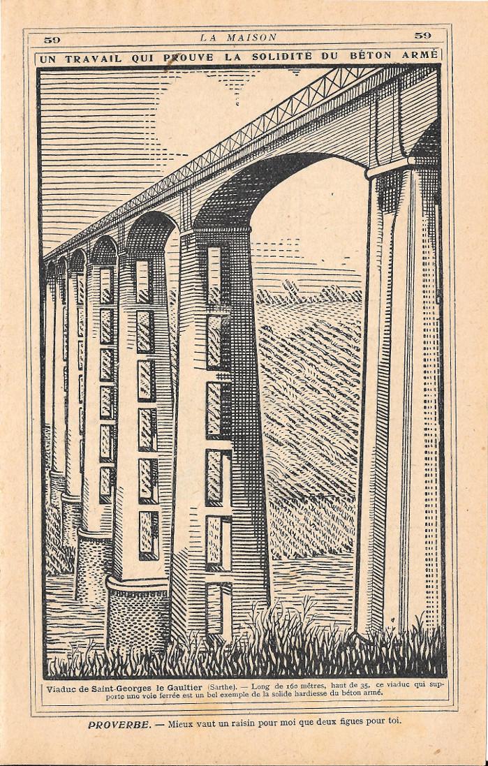 Un travail qui prouve la solidite du beton arme. Stampa …
