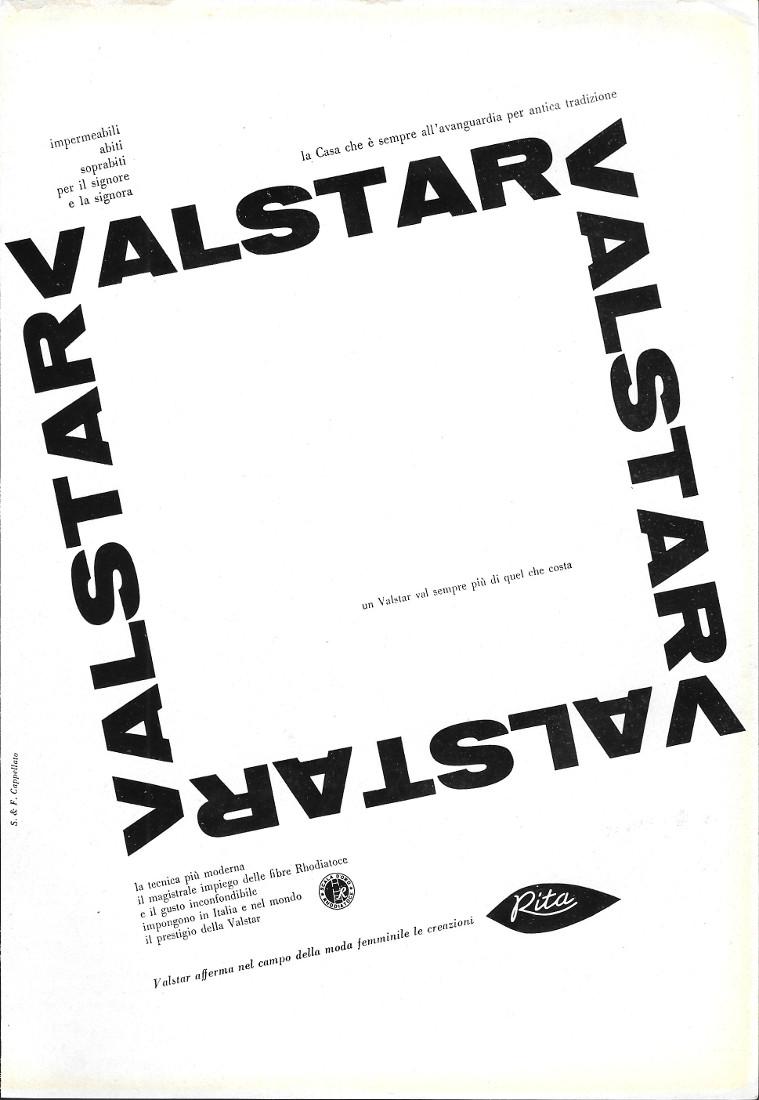 Valstar. Advertising 1961