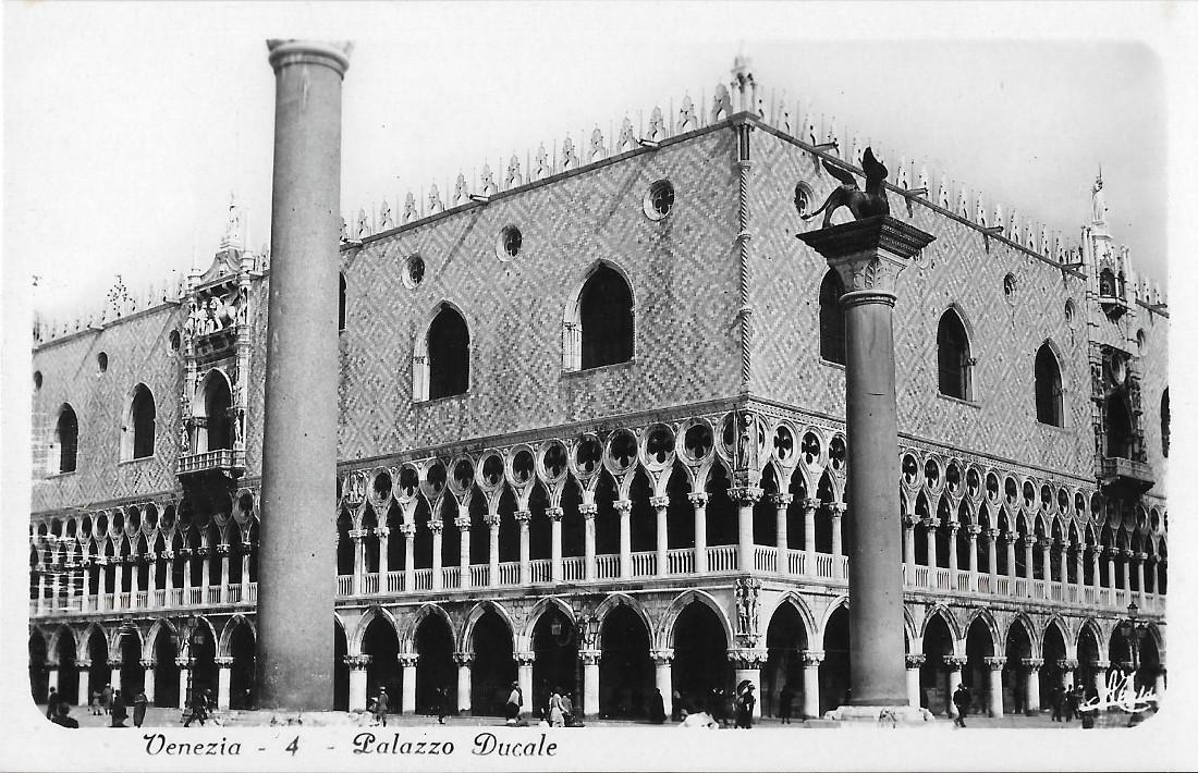 Venezia. Palazzo Ducale. Non viaggiata, originale d'epoca