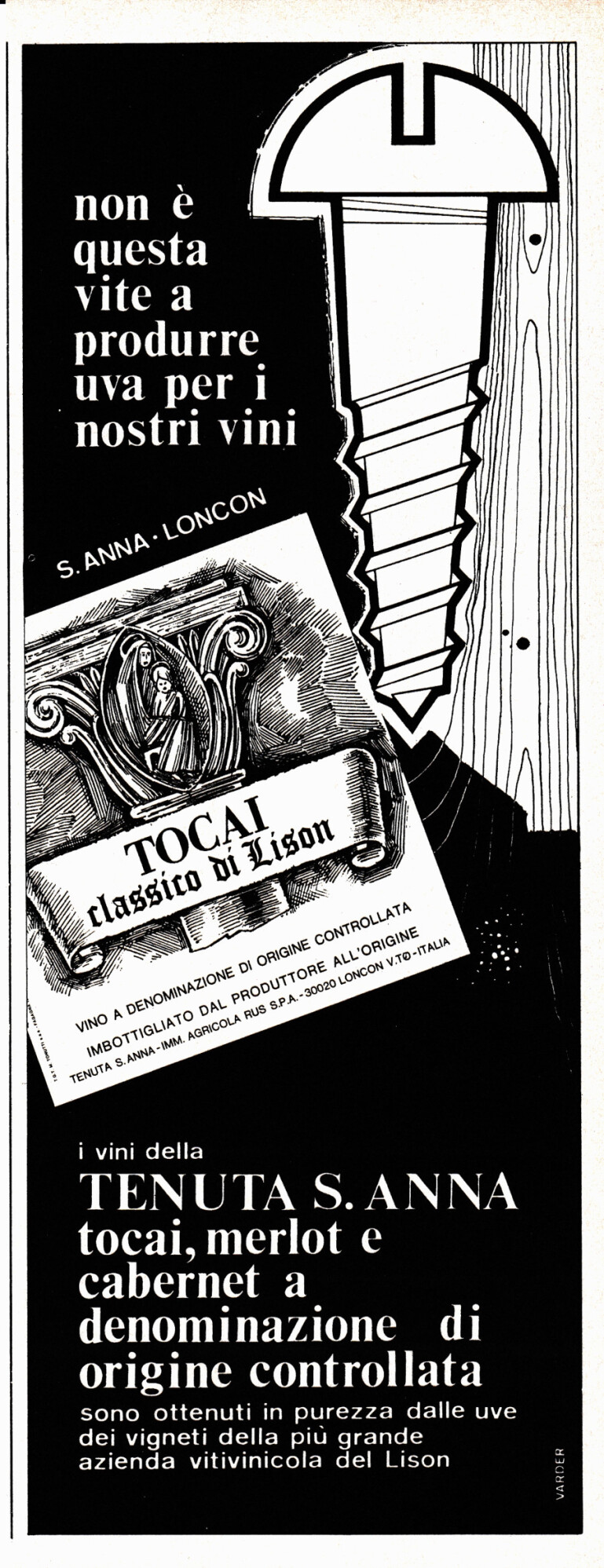 Vini della tenuta S. Anna. Loncon di Annone Veneto. Advertising …