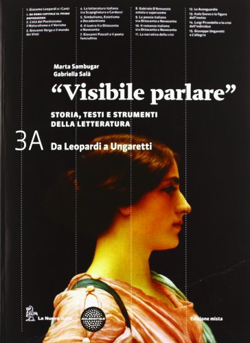 Visibile parlare. 3 Da leopardi a Ungaretti-Montale letteratura contemporanea-9788822174680
