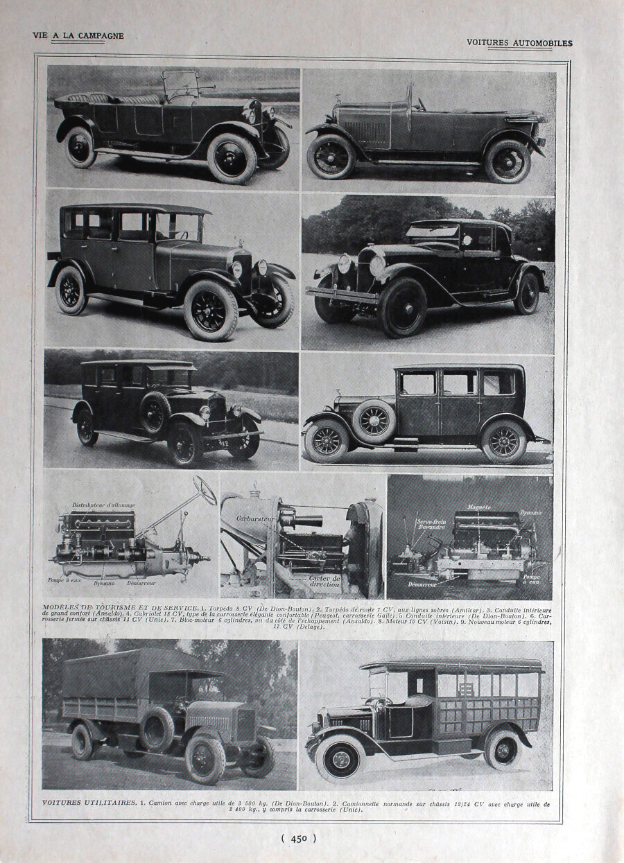 Voitures automobiles / La toilette du chien. Immagine 1926