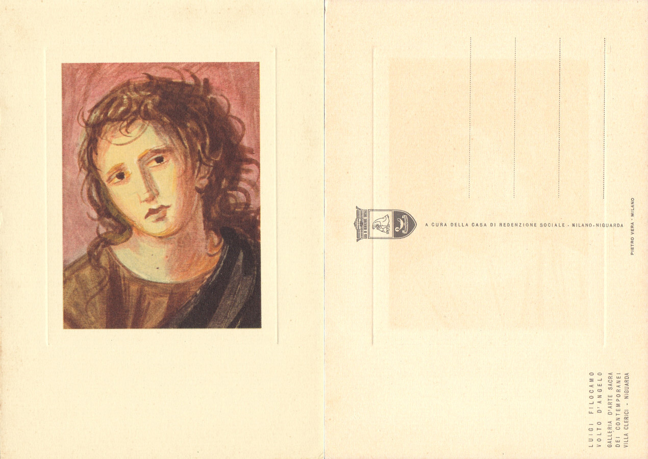 Volto d'angelo (Luigi Filocamo). Non viaggiata