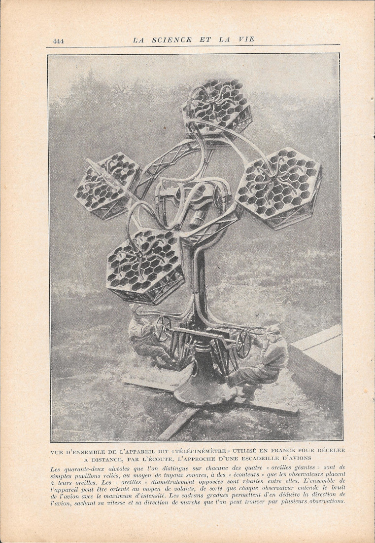 Vue d'ensemble de l'appareil dit télécinémètre - Immagine 1935