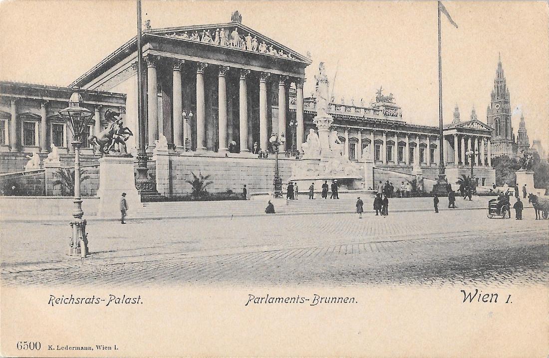 Wien, Reichsrats-Palast. Non viaggiata