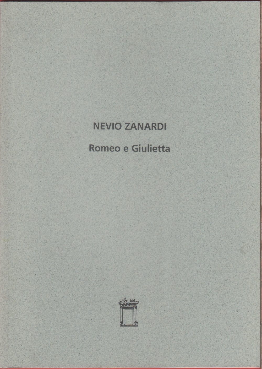Zanardi, Romeo e Giulietta. Galleria San Bernardo, Genova ottobre 2003