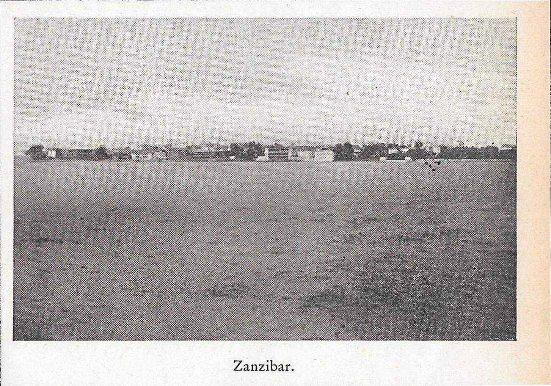 Zanzibar / Beira. Stampa 1934 fronte/retro