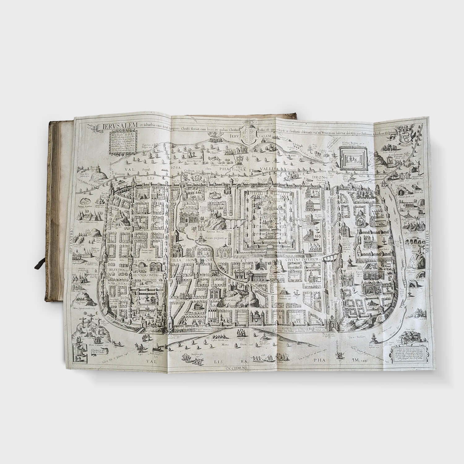 ADRICHEM Christian. Theatrum Terrae Sanctae et Biblicarum Historiarum cum tabulis …