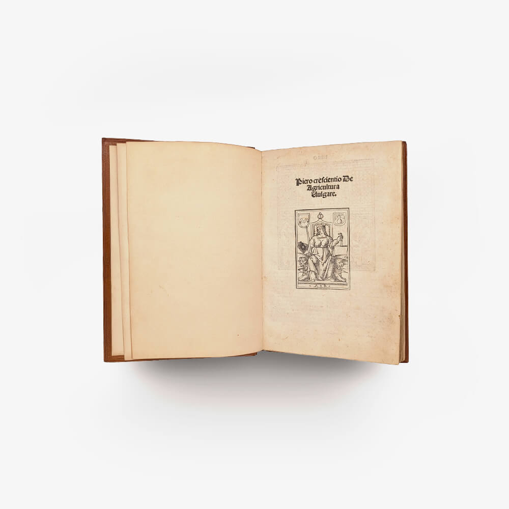 CRESCIENTIO Piero. De Agricultura Vulgare