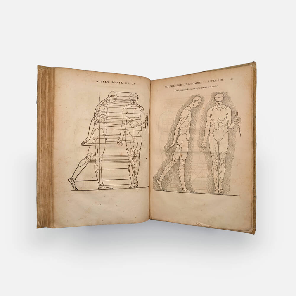 DÜRER Albrecht. Les quatre livres d'Albert Durer 1557