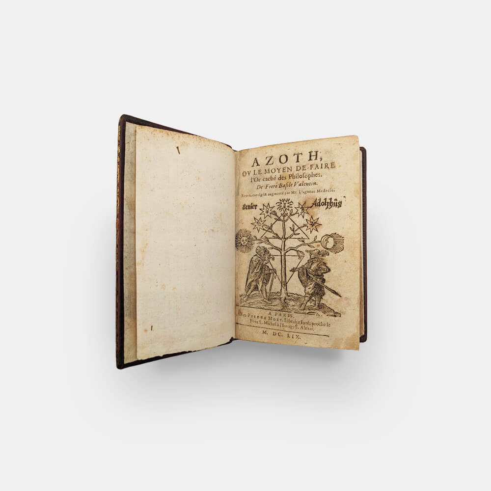 VALENTIN Basile. Azoth ou le moyen de faire l’or caché …