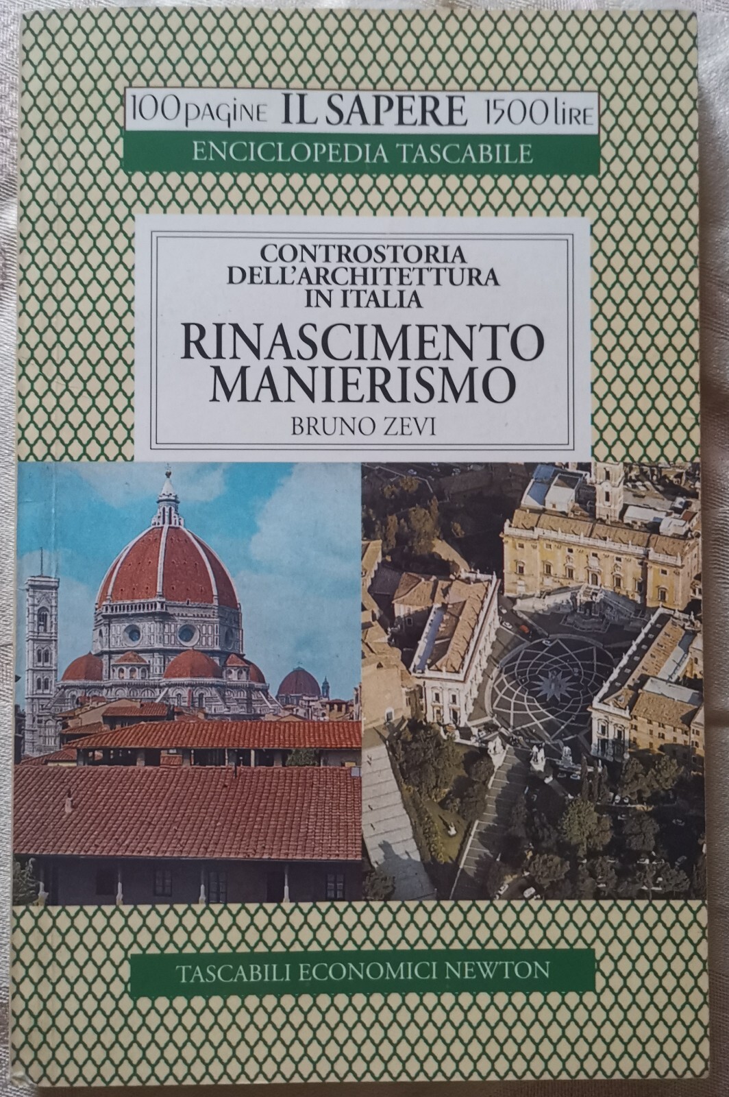 " CONTROSTORIA DELL' ARCHITETTURA IN ITALIA- RINASCIMENTO MANIERISMO " - …