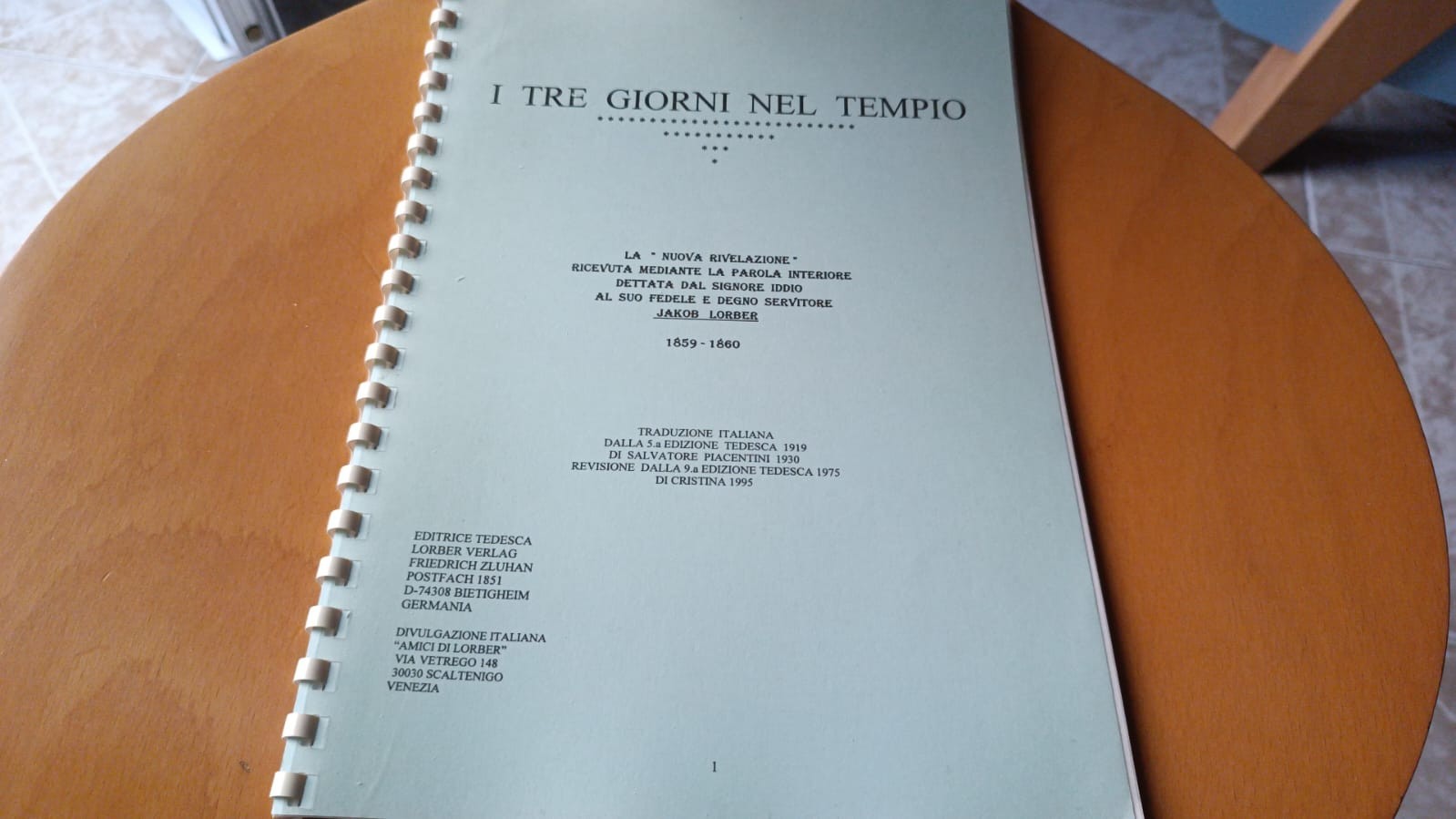 I tre giorni nel tempo