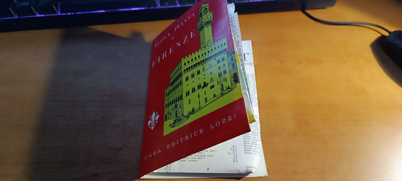 Pianta di Firenze - Lozzi
