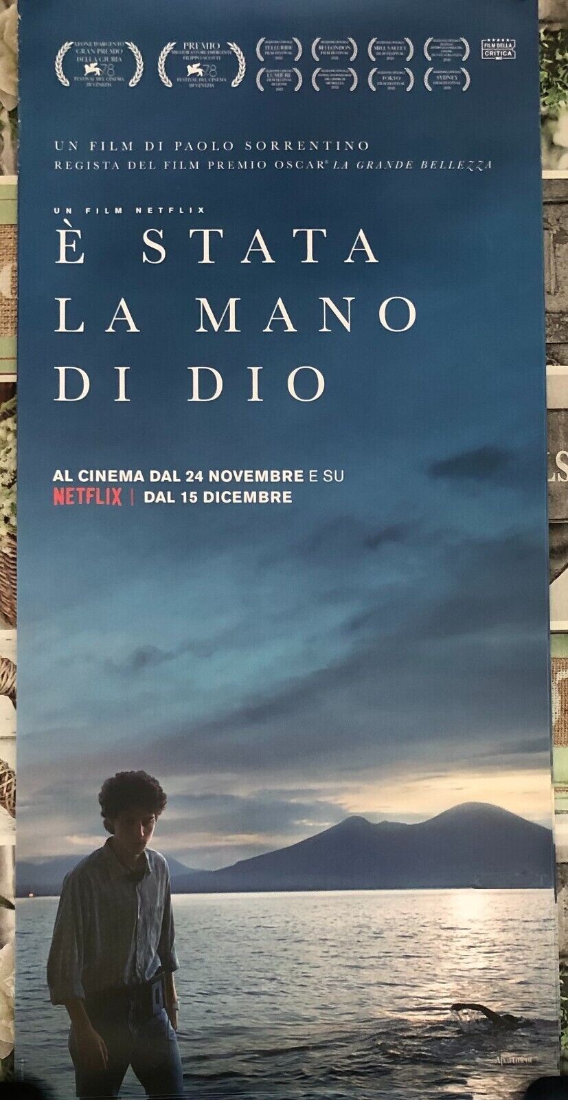 Poster locandina È stata la mano di Dio 33x70 cm …