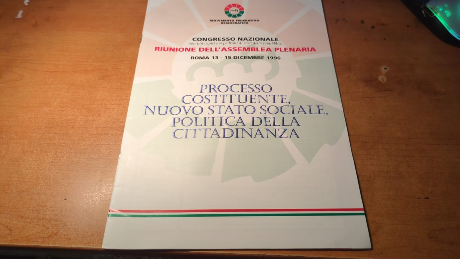Processo costituente- Congresso nazionale 1996